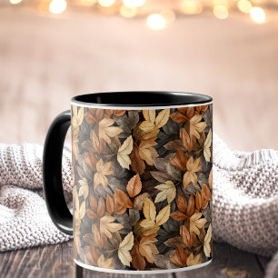 Taza Oro marrón color de agua caída deja café