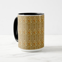 Taza Oro Ornate Floral Mug