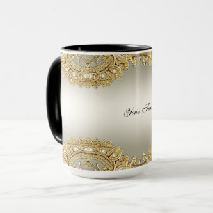 Taza Oro Ornate Mug