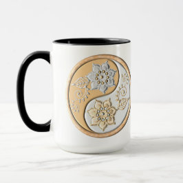 Taza Oro & Plata Yin Yang 