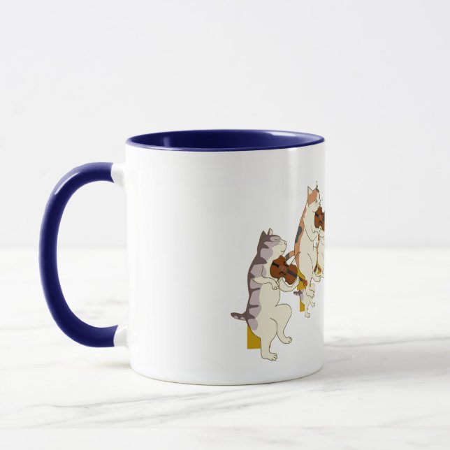 Taza Orquesta de Gatos - Gato Violin (Izquierda)