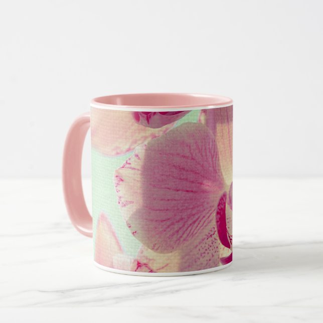 Taza Orquídea rosa (Anverso izquierdo)