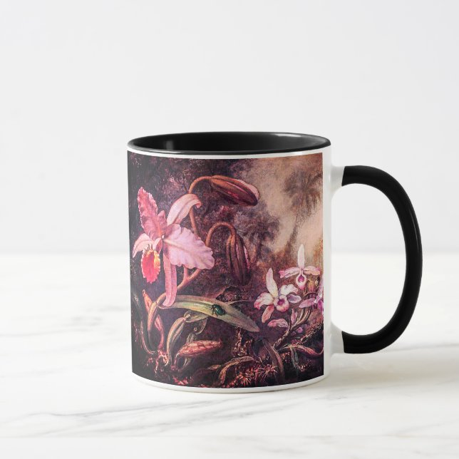 Taza Orquídea y escarabajo (Derecha)