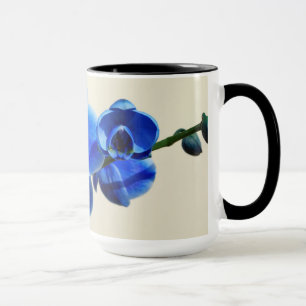 Taza Orquídeas azules