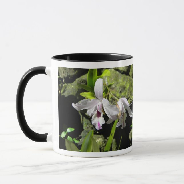 Taza Orquídeas Blancas (Izquierda)