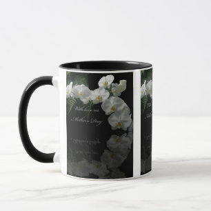 Taza Orquídeas de nuez y hierba de la madre