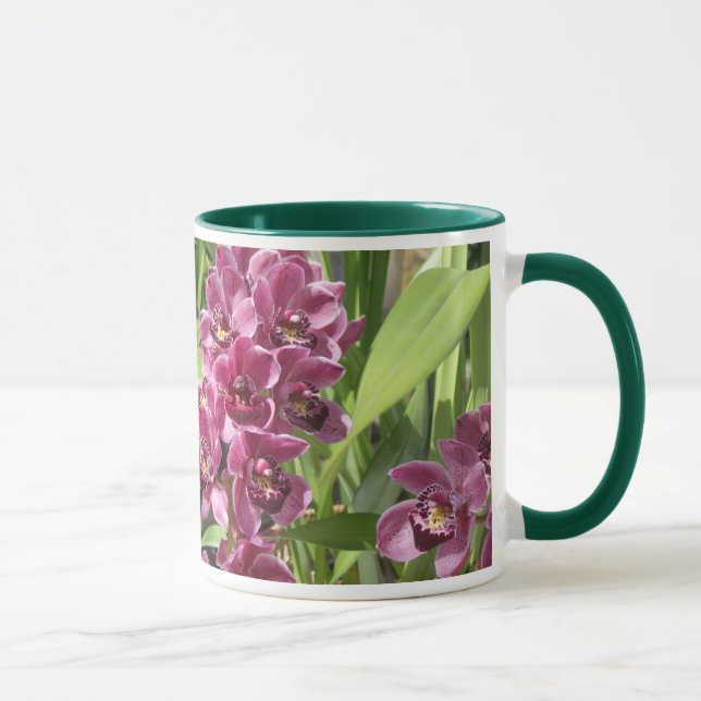 Taza orquídeas púrpuras (Derecha)