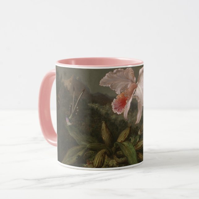Taza Orquídeas y colibríes de la selva (Anverso izquierdo)