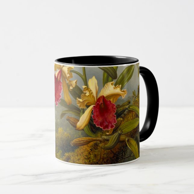 Taza Orquids y Hummingbird Heade (Anverso derecho)