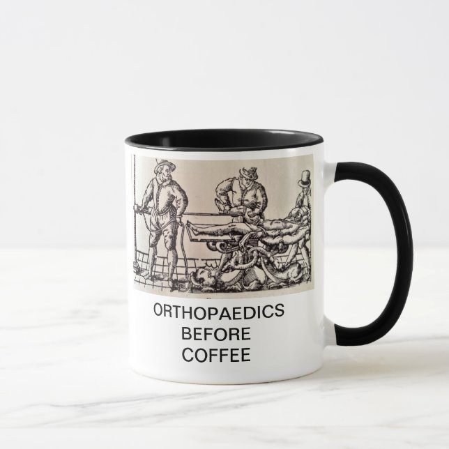 TAZA ORTHPAEDICS ANTES DEL CAFÉ (Derecha)