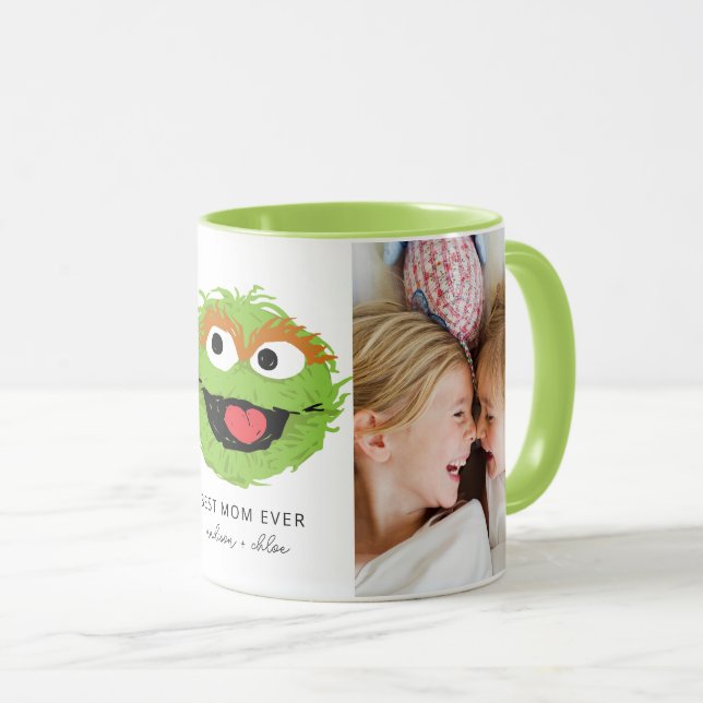 Taza Oscar el Grouch | Mejor Mamá - Foto (Anverso derecho)