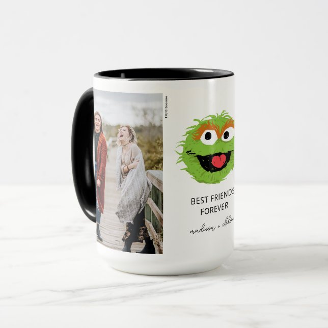 Taza Oscar el Grouch | Mejores Amigos - Foto (Anverso izquierdo)
