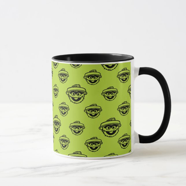 Taza Oscar el patrón verde de grupo (Derecha)