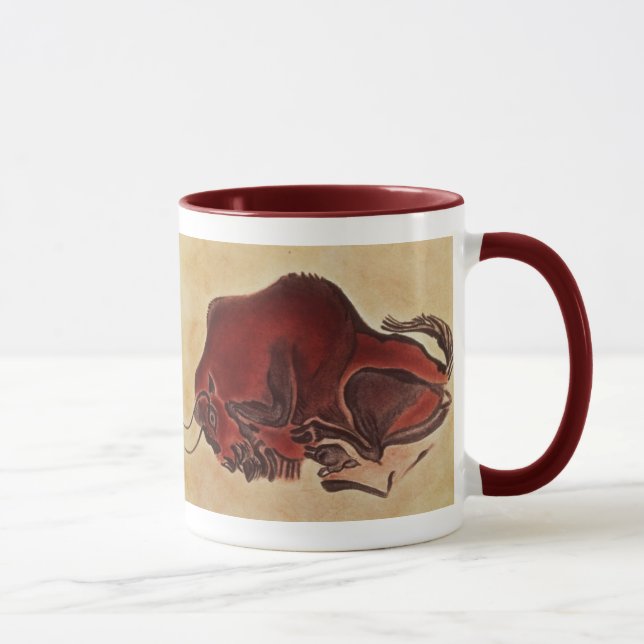Taza Oscile la pintura de un bisonte, último (Derecha)