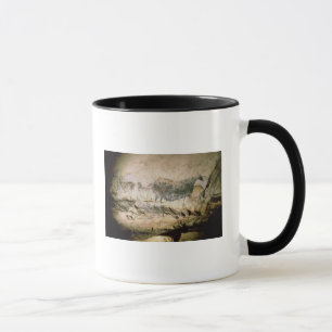Taza Oscile la pintura de una vaca negra, c.17000 A.C.