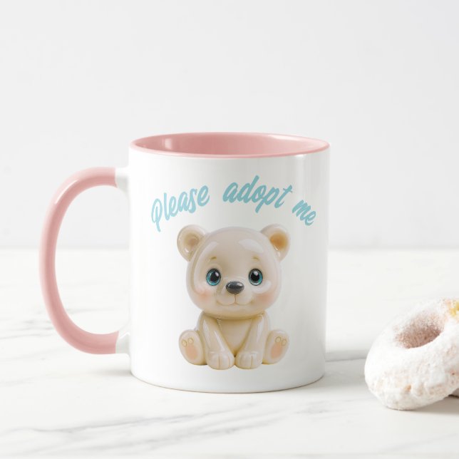 Taza Oso Adoptame (Con donut)