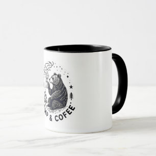 Taza Oso de Campamento y Café