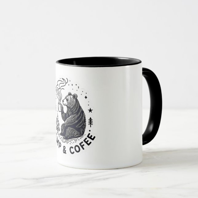 Taza Oso de Campamento y Café (Anverso derecho)