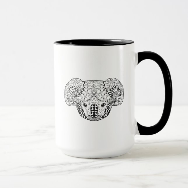 Taza Oso de koala inspirado (Derecha)