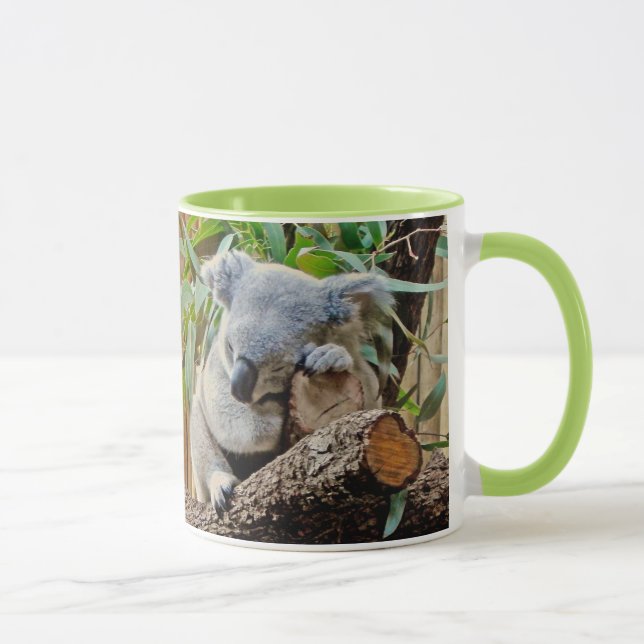 Taza Oso de koala lindo el dormir (Derecha)