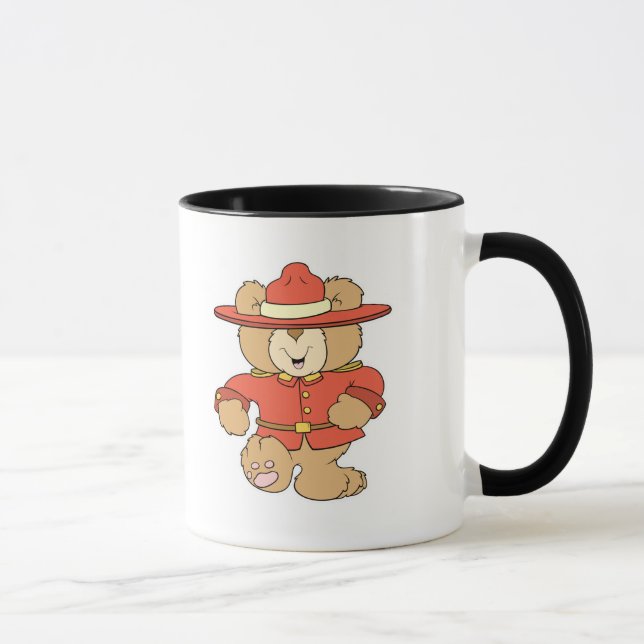 Taza Oso de la Montada Canadiense (Derecha)