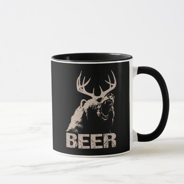 Taza Oso de los ciervos de la cerveza (Derecha)