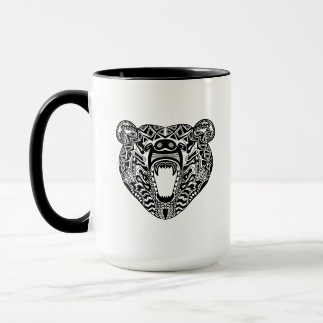Taza Oso del estilo (Izquierda)