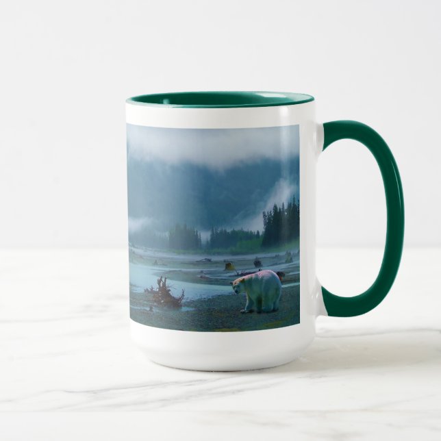 Taza Oso Espiritual Raro y Río Misty BC (Derecha)