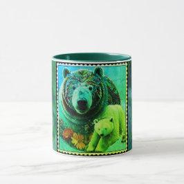 Taza Oso grande con su bebé