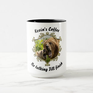 Taza Oso grizzly con su bebé en el forest.gold