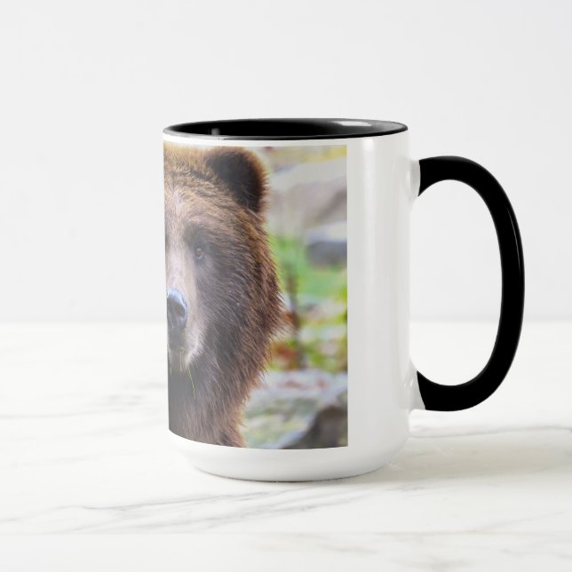 Taza Oso grizzly hermoso (Derecha)