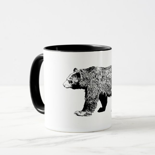 Taza Oso negro (Anverso izquierdo)