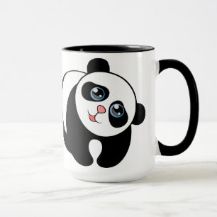 Taza Oso panda ilustrado