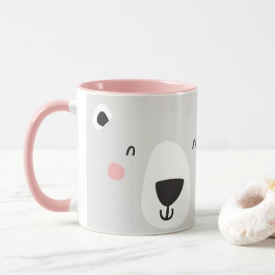 Taza Oso polar lindo personalizado para niños