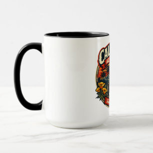 Taza Oso Retro del Día de Admisión de California Vintag