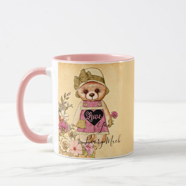 Taza Oso valentino cutáneo (Izquierda)