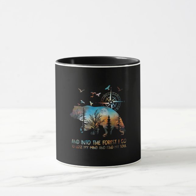 Taza Oso Y En El Bosque Voy A Perder Mi Regalo Mental (Centro)
