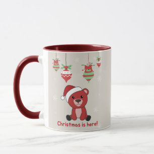 Taza Osos coloridos Feliz Navidad Animales de Invierno