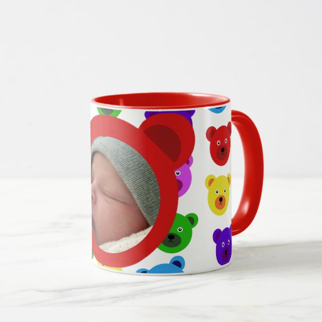 Taza Osos en rojo (Anverso derecho)