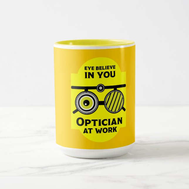 Taza Osteopatía Cirujanos Ojos Mug (Centro)