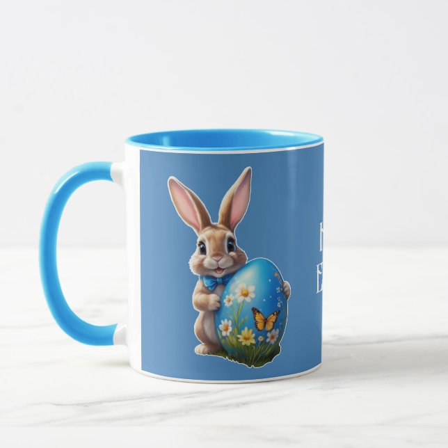 Taza Osterhase mit blauer Schleife -  (Izquierda)