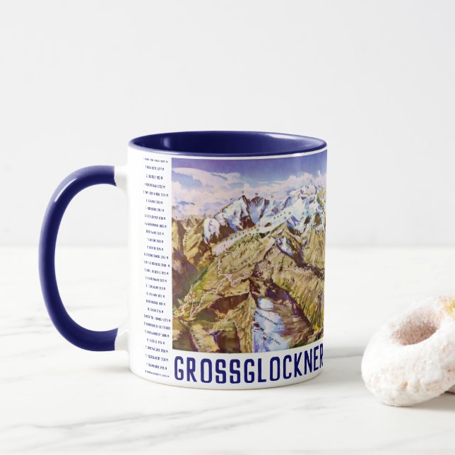 Taza " Österreich: 2021/heute - Großglockner Panorama (Con donut)