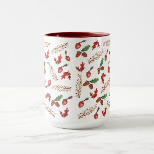 Taza Otoño Arte Botánico, Acorns Mug