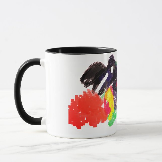 Taza Otoño de la mosca de los cuervos (Izquierda)