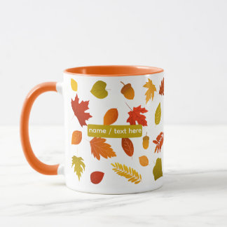 Taza Otoño deja a Mug - Temporada acogedora