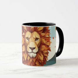 Taza Otoño deja león macho