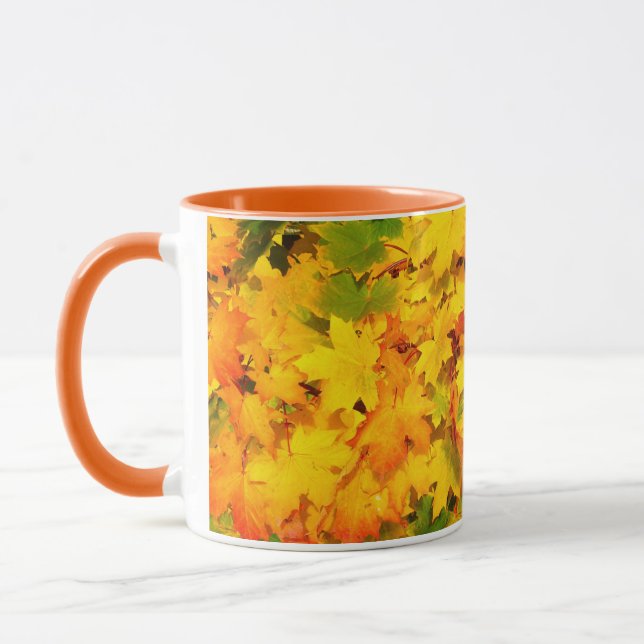 Taza Otoño huye de la mezcla de comas (Izquierda)