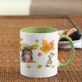 Taza Otoño otoño cúter Animals Clipart