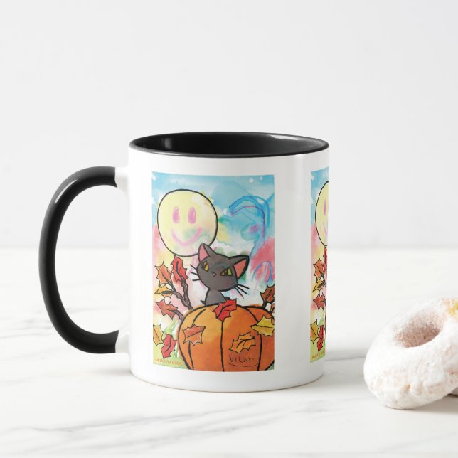 Taza Otoño perfecto - Arte infantil para CHOC (Con donut)