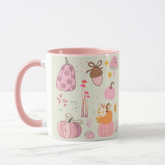 Taza Otoño Rosa (Izquierda)